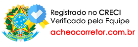 Registro no CRECI reconhecido e vetificado pela equipe acheocorretor.com.br